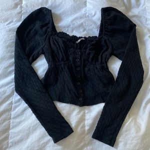 Free People black long sleeve